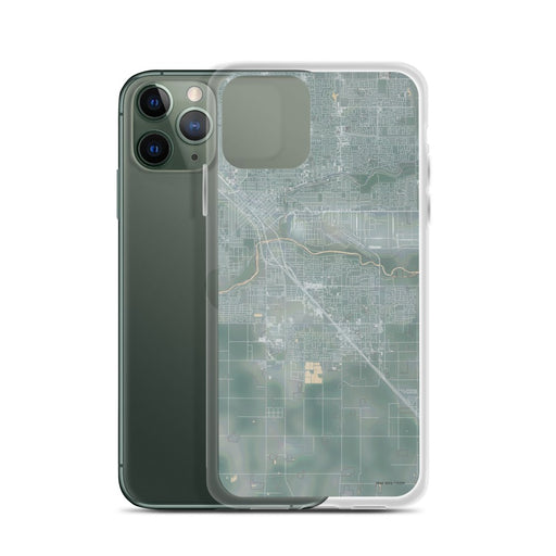 Custom Ceres California Map Phone Case in Afternoon