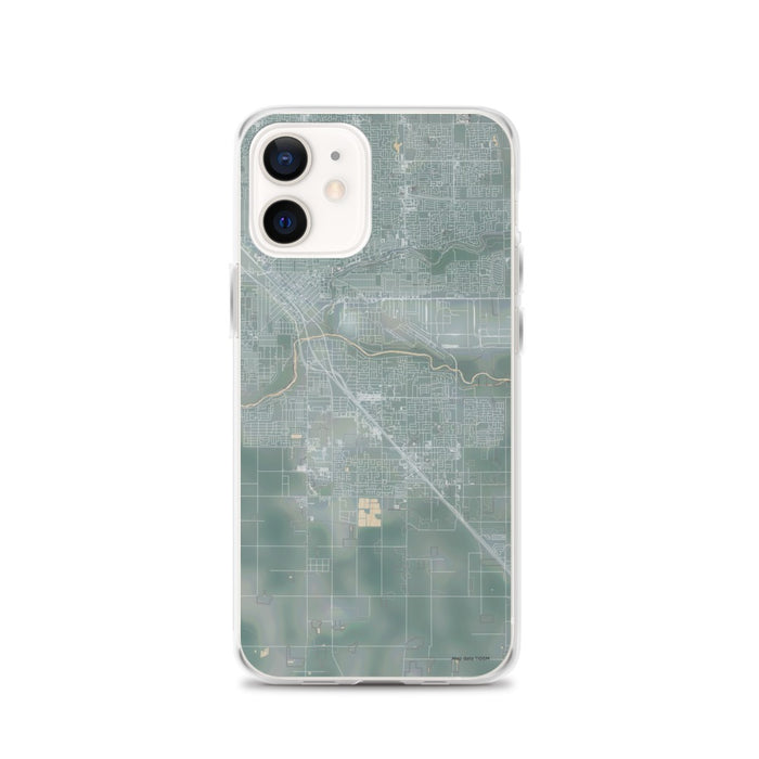 Custom iPhone 12 Ceres California Map Phone Case in Afternoon