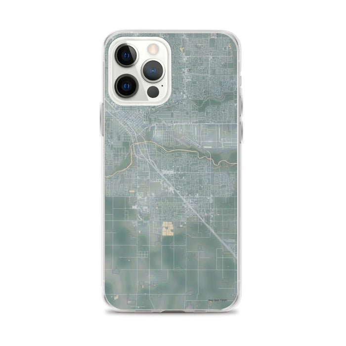 Custom iPhone 12 Pro Max Ceres California Map Phone Case in Afternoon