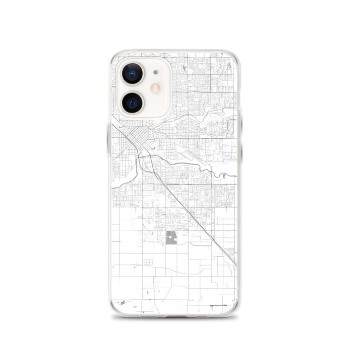 Custom iPhone 12 Ceres California Map Phone Case in Classic