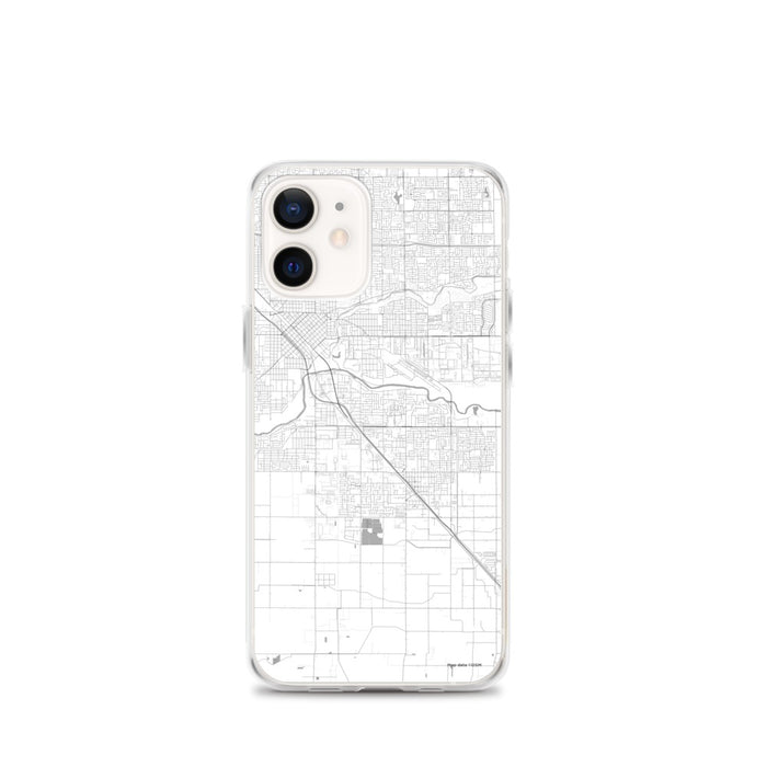 Custom iPhone 12 mini Ceres California Map Phone Case in Classic