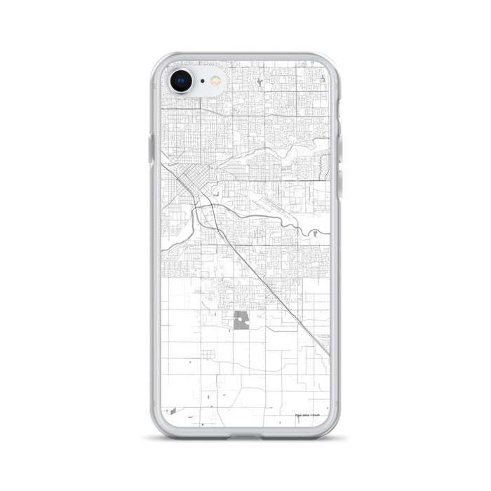 Custom iPhone SE Ceres California Map Phone Case in Classic