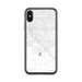 Custom iPhone X/XS Ceres California Map Phone Case in Classic