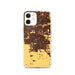 Custom iPhone 12 Ceres California Map Phone Case in Ember
