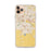 Custom iPhone 11 Pro Max Ceres California Map Phone Case in Woodblock