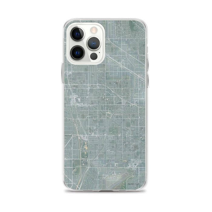 Custom iPhone 12 Pro Max Cerritos California Map Phone Case in Afternoon