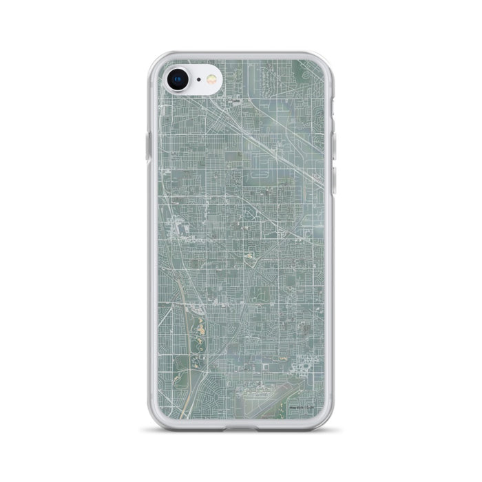 Custom iPhone SE Cerritos California Map Phone Case in Afternoon