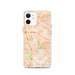Custom iPhone 12 Cerritos California Map Phone Case in Watercolor