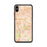 Custom iPhone XS Max Cerritos California Map Phone Case in Watercolor