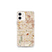 Custom iPhone 12 mini Cerritos California Map Phone Case in Woodblock