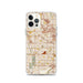 Custom iPhone 12 Pro Cerritos California Map Phone Case in Woodblock