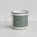 Left View Custom Chadron Nebraska Map Enamel Mug in Afternoon