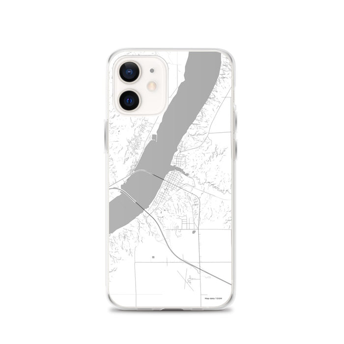 Custom Chamberlain South Dakota Map iPhone 12 Phone Case in Classic