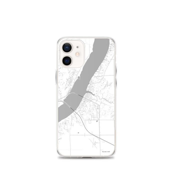 Custom Chamberlain South Dakota Map iPhone 12 mini Phone Case in Classic