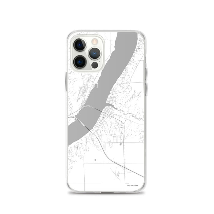 Custom Chamberlain South Dakota Map iPhone 12 Pro Phone Case in Classic