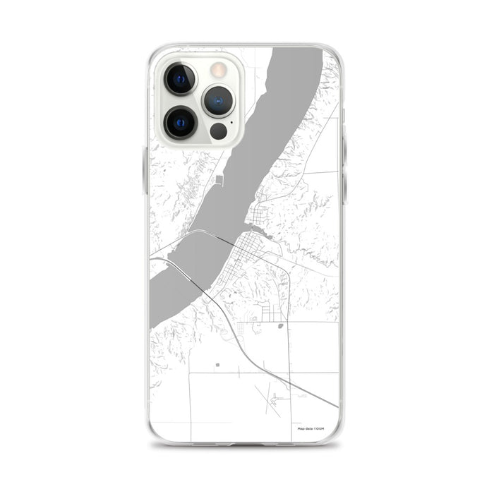 Custom Chamberlain South Dakota Map iPhone 12 Pro Max Phone Case in Classic