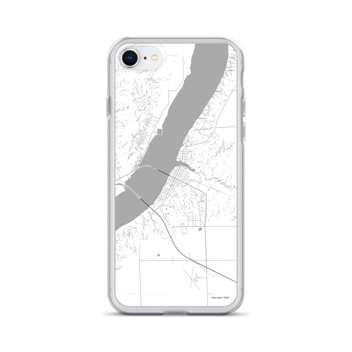 Custom Chamberlain South Dakota Map iPhone SE Phone Case in Classic