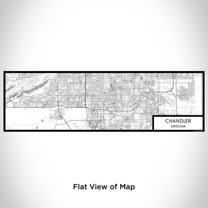 Flat View of Map Custom Chandler Arizona Map Enamel Mug in Classic
