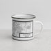 Right View Custom Chandler Arizona Map Enamel Mug in Classic