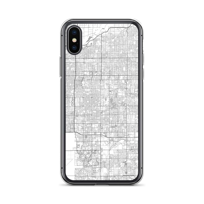 Custom Chandler Arizona Map Phone Case in Classic
