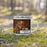 Right View Custom Chandler Arizona Map Enamel Mug in Ember on Grass With Trees in Background