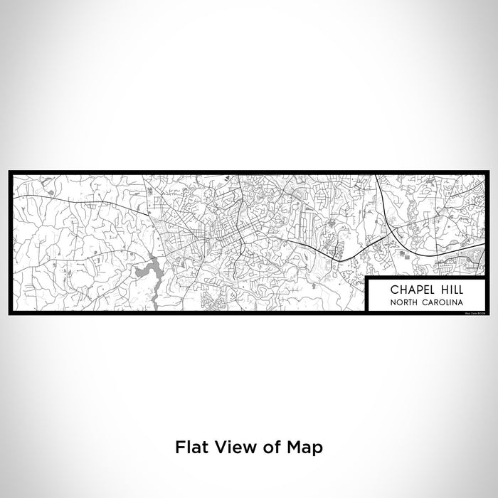 Flat View of Map Custom Chapel Hill North Carolina Map Enamel Mug in Classic
