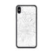 Custom Chapel Hill North Carolina Map Phone Case in Classic