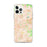 Custom Chapel Hill North Carolina Map iPhone 12 Pro Max Phone Case in Watercolor