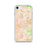 Custom Chapel Hill North Carolina Map iPhone SE Phone Case in Watercolor