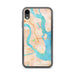 Custom Charleston South Carolina Map Phone Case in Watercolor