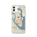 Custom Charleston South Carolina Map Phone Case in Woodblock