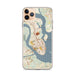 Custom Charleston South Carolina Map Phone Case in Woodblock