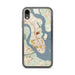Custom Charleston South Carolina Map Phone Case in Woodblock