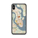Custom Charleston South Carolina Map Phone Case in Woodblock