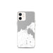 Custom Charlevoix Michigan Map iPhone 12 mini Phone Case in Classic