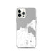 Custom Charlevoix Michigan Map iPhone 12 Pro Phone Case in Classic