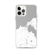 Custom Charlevoix Michigan Map iPhone 12 Pro Max Phone Case in Classic