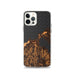 Custom Charlevoix Michigan Map iPhone 12 Pro Phone Case in Ember