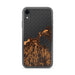 Custom Charlevoix Michigan Map Phone Case in Ember