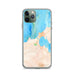 Custom Charlevoix Michigan Map Phone Case in Watercolor