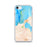 Custom Charlevoix Michigan Map iPhone SE Phone Case in Watercolor