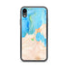 Custom Charlevoix Michigan Map Phone Case in Watercolor