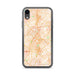 Custom Charlotte North Carolina Map Phone Case in Watercolor