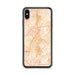 Custom Charlotte North Carolina Map Phone Case in Watercolor