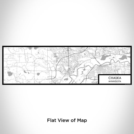 Flat View of Map Custom Chaska Minnesota Map Enamel Mug in Classic
