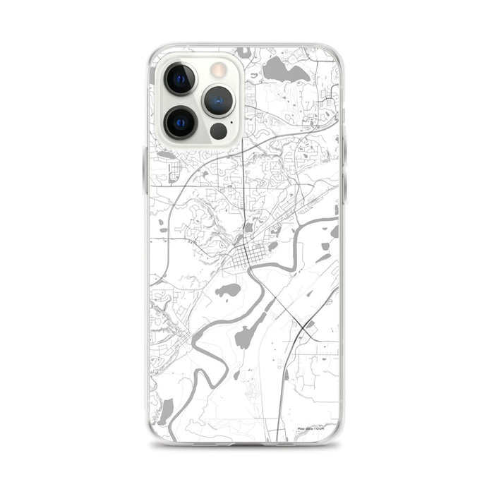 Custom Chaska Minnesota Map iPhone 12 Pro Max Phone Case in Classic