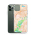 Custom Chaska Minnesota Map Phone Case in Watercolor on Table with Laptop and Plant