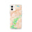 Custom Chaska Minnesota Map iPhone 12 Phone Case in Watercolor