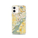 Custom Chaska Minnesota Map iPhone 12 Phone Case in Woodblock