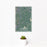 12x18 Chatham New Hampshire Map Print Portrait Orientation in Afternoon Style With Small Cactus Plant in White Planter